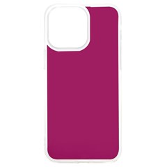 A Pink Background With A White Border Iphone 15 Pro Max Tpu Uv Print Case by catchydesignhill