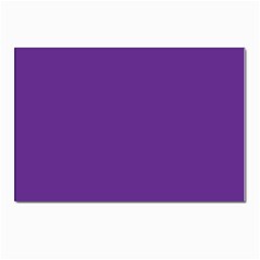 A Purple Background With A White Border Postcards 5  X 7  (pkg Of 10) by catchydesignhill