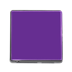 A Purple Background With A White Border Memory Card Reader (square 5 Slot) by catchydesignhill