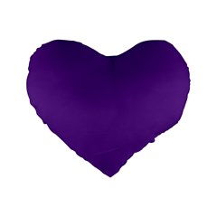 A Purple Background With A White Border Standard 16  Premium Flano Heart Shape Cushions by catchydesignhill