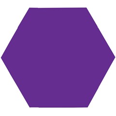 A Purple Background With A White Border Wooden Puzzle Hexagon by catchydesignhill