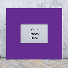 A Purple Background With A White Border White Wall Photo Frame 5  X 7  by catchydesignhill