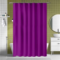 A Purple Background With A White Border Shower Curtain 48  X 72  (small)  by catchydesignhill