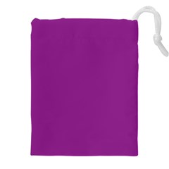 A Purple Background With A White Border Drawstring Pouch (4xl) by catchydesignhill