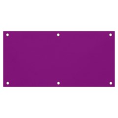 A Purple Background With A White Border Banner And Sign 6  X 3  by catchydesignhill