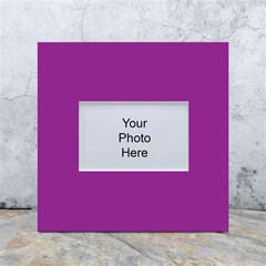 A Purple Background With A White Border White Box Photo Frame 4  X 6  by catchydesignhill