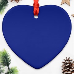 An Airplane Flying In The Sky With A Blue Background Ornament (heart) by catchydesignhill