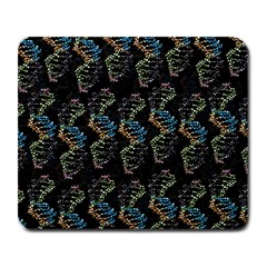 Multicolored Dna Strand Art Large Mousepad by ExtraGoodSauce