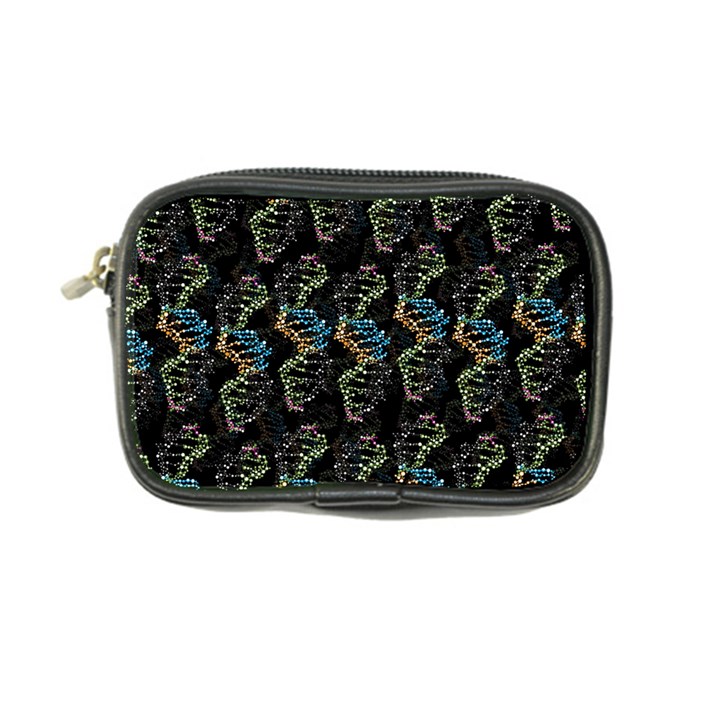 Multicolored DNA Strand Art Coin Purse