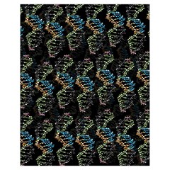 Multicolored Dna Strand Art Drawstring Bag (small)