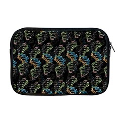 Multicolored Dna Strand Art Apple Macbook Pro 17  Zipper Case by ExtraGoodSauce