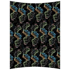 Multicolored Dna Strand Art Back Support Cushion