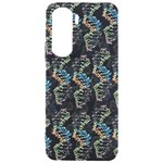 Multicolored DNA Strand Art Samsung Galaxy S24 Plus 6.7 Inch Black TPU UV Case Front