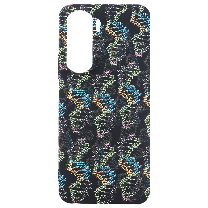 Multicolored DNA Strand Art Samsung Galaxy S24 Plus 6.7 Inch Black TPU UV Case