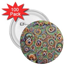 Surreal Abstract Early Ai Art 2 25  Buttons (100 Pack)  by ExtraGoodSauce