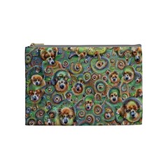 Surreal Abstract Early Ai Art Cosmetic Bag (medium) by ExtraGoodSauce