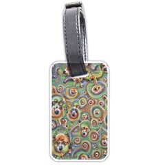 Surreal Abstract Early Ai Art Luggage Tag (one Side) by ExtraGoodSauce