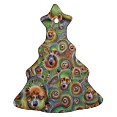 Surreal Abstract Early Ai Art Christmas Tree Ornament (two Sides) by ExtraGoodSauce