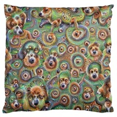 Surreal Abstract Early Ai Art Standard Premium Plush Fleece Cushion Case (one Side) by ExtraGoodSauce