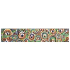 Surreal Abstract Early Ai Art Small Premium Plush Fleece Scarf