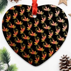 Regal Eagle Pattern Ornament (heart)