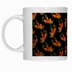 Regal Eagle Pattern White Mug by ExtraGoodSauce