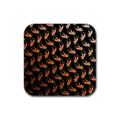 Regal Eagle Pattern Rubber Coaster (square) by ExtraAwesomeSauce