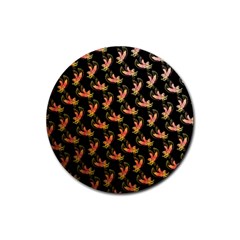 Regal Eagle Pattern Rubber Coaster (round) by ExtraAwesomeSauce