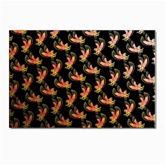 Regal Eagle Pattern Postcard 4 x 6  (pkg Of 10) by ExtraGoodSauce