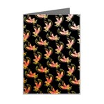 Regal Eagle Pattern Mini Greeting Card Left