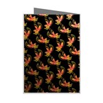 Regal Eagle Pattern Mini Greeting Card Right