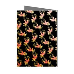 Regal Eagle Pattern Mini Greeting Cards (pkg Of 8)