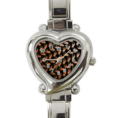 Regal Eagle Pattern Heart Italian Charm Watch by ExtraGoodSauce