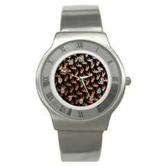 Regal Eagle Pattern Stainless Steel Watch by ExtraGoodSauce