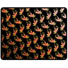 Regal Eagle Pattern Fleece Blanket (medium) by ExtraGoodSauce