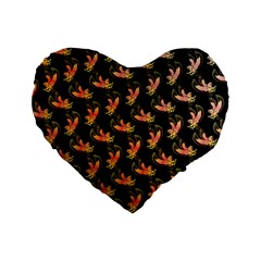 Regal Eagle Pattern Standard 16  Premium Heart Shape Cushions by ExtraGoodSauce