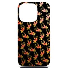 Regal Eagle Pattern Iphone 14 Pro Black Uv Print Case by ExtraGoodSauce