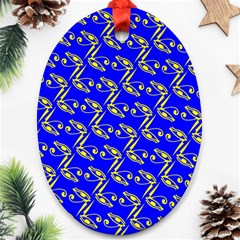 Eye Of Horus Pattern Ornament (oval)