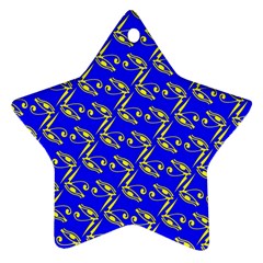 Eye Of Horus Pattern Star Ornament (two Sides) by ExtraGoodSauce