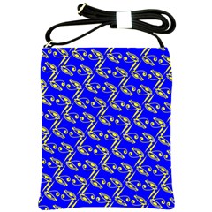 Eye Of Horus Pattern Shoulder Sling Bag by ExtraGoodSauce