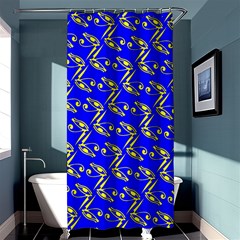 Eye Of Horus Pattern Shower Curtain 36  X 72  (stall)  by ExtraAwesomeSauce