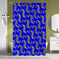 Eye Of Horus Pattern Shower Curtain 48  X 72  (small)  by ExtraGoodSauce