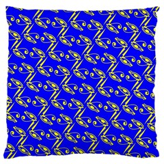 Eye Of Horus Pattern Large Cushion Case (one Side) by ExtraGoodSauce