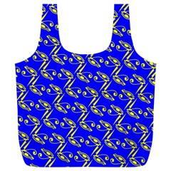 Eye Of Horus Pattern Full Print Recycle Bag (xl) by ExtraGoodSauce