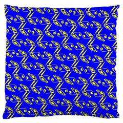 Eye Of Horus Pattern Standard Premium Plush Fleece Cushion Case (one Side) by ExtraGoodSauce