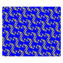 Eye Of Horus Pattern Two Sides Premium Plush Fleece Blanket (kids Size) by ExtraGoodSauce