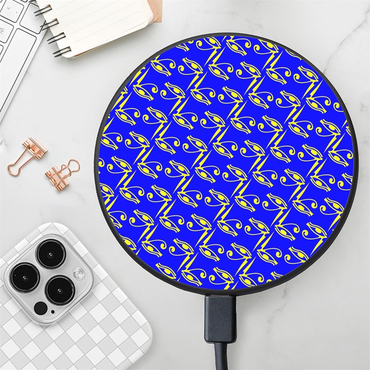 Eye of Horus Pattern Wireless Fast Charger(Black)