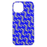 Eye of Horus Pattern iPhone 15 Plus Black UV Print PC Hardshell Case Front