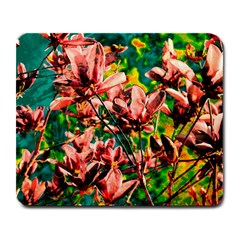 Abstract Floral Artwork Large Mousepad by ExtraGoodSauce