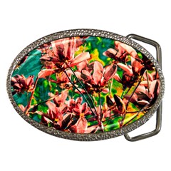 Abstract Floral Artwork Belt Buckles by ExtraAwesomeSauce